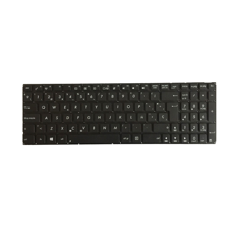 Teclado espanhol para asus x551 x551m x551ma x551mav f550 f550v x551c x551ca a555 a555l x555 k555 k555l sp teclado portátil