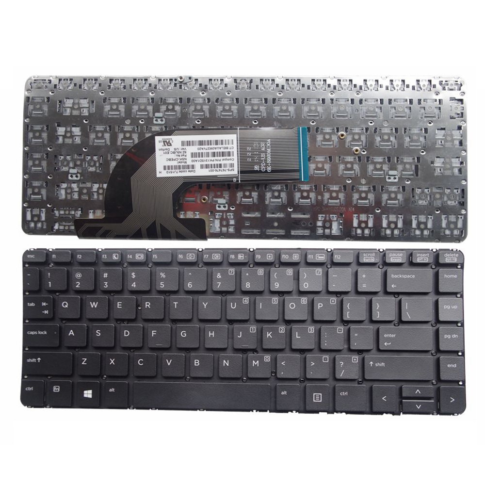 Peça de reposição para teclado de laptop HP 440 G1 inglês dos EUA