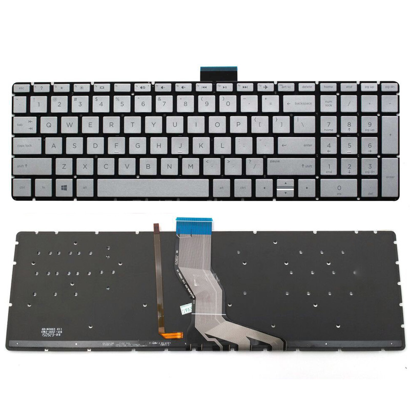 Novo teclado dos EUA para teclado de laptop inglês HP 15-CK
