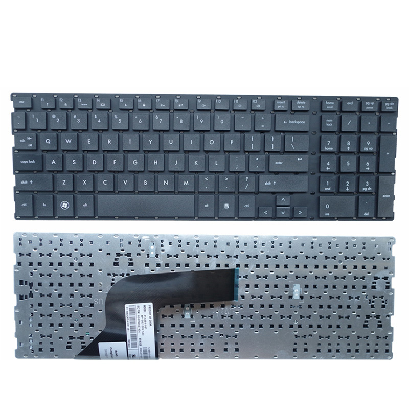 Novo notebook substituir teclado inglês para teclado de laptop HP Probook 4510S US Layout