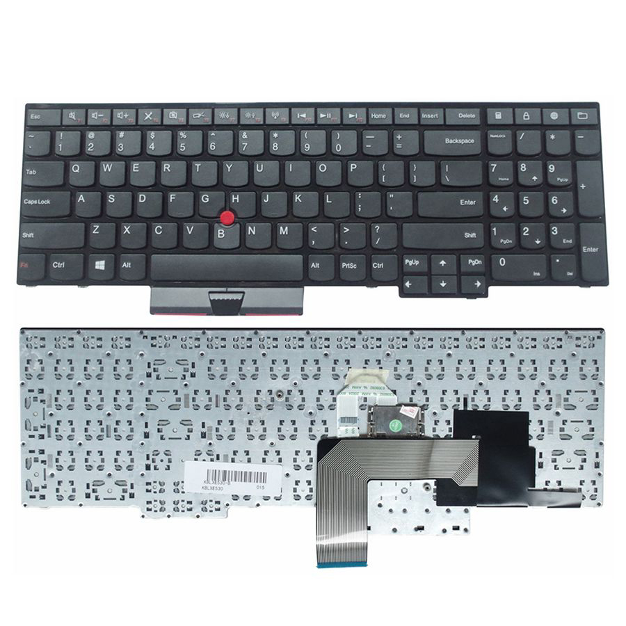 Novo teclado americano para Lenovo ThinkPad Edge E530 layout de teclado para laptop americano