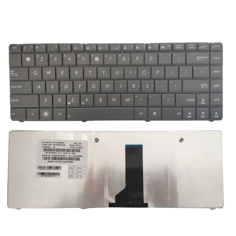 Teclado de laptop para layout de teclado ASUS K43U EUA