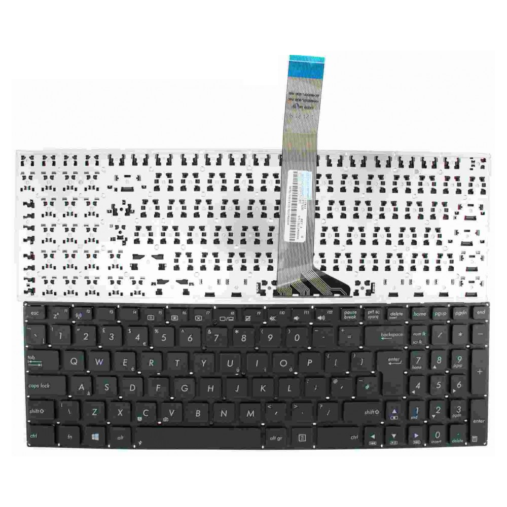 Novo teclado de laptop americano para ASUS K56 layout americano