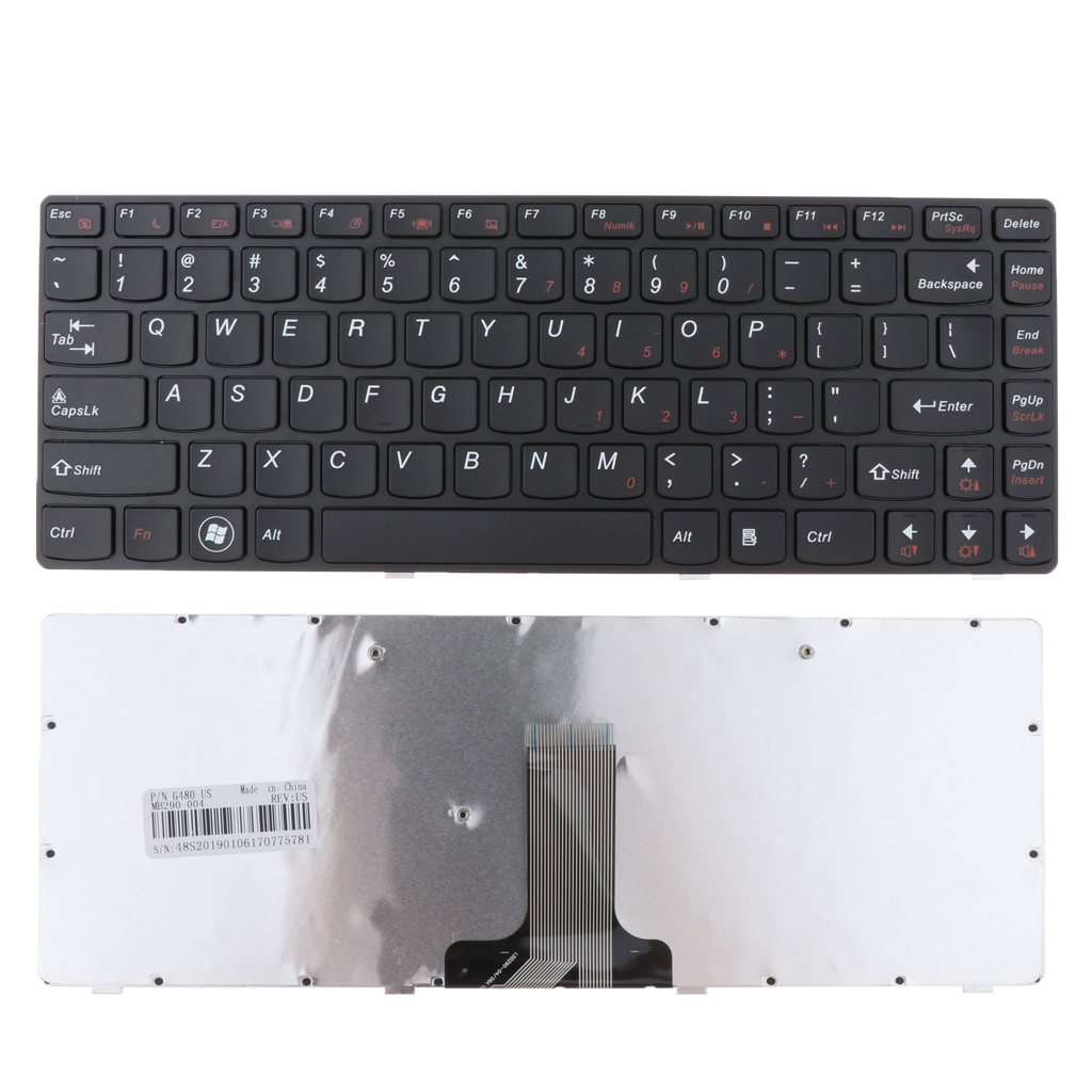 Novo teclado em inglês para layout de teclado Lenovo G400 EUA