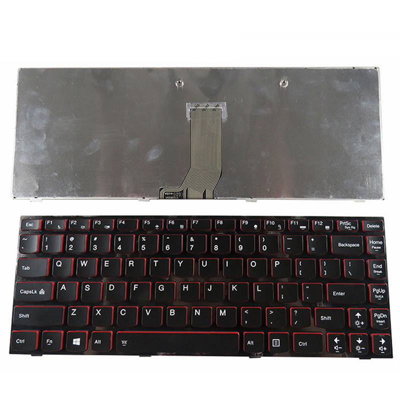 Novo teclado de laptop para Lenovo Y410P EUA layout de teclado retroiluminado