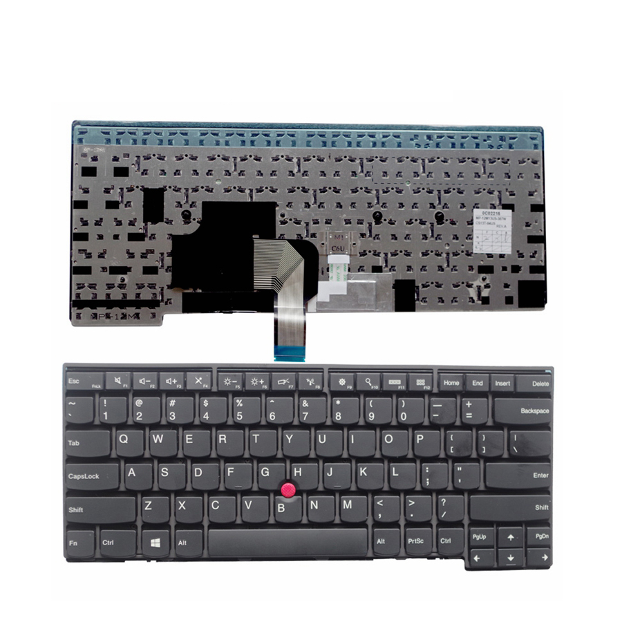 Teclado inglês para layout de teclado Lenovo T450 EUA