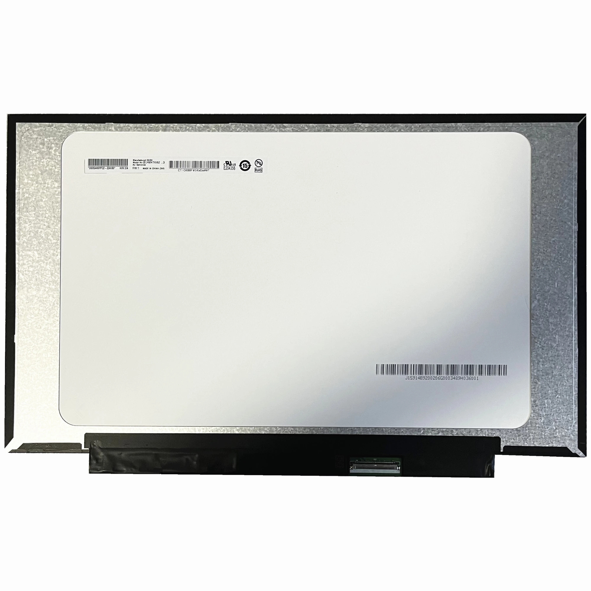 B140XTK02.3 14,0 polegadas Touch Screen Laptop Matriz do painel de tela LCD 1366x768