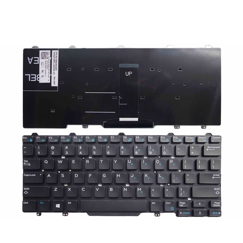 Teclado inglês para laptop de substituição Dell Latitude E5450 teclado dos EUA 