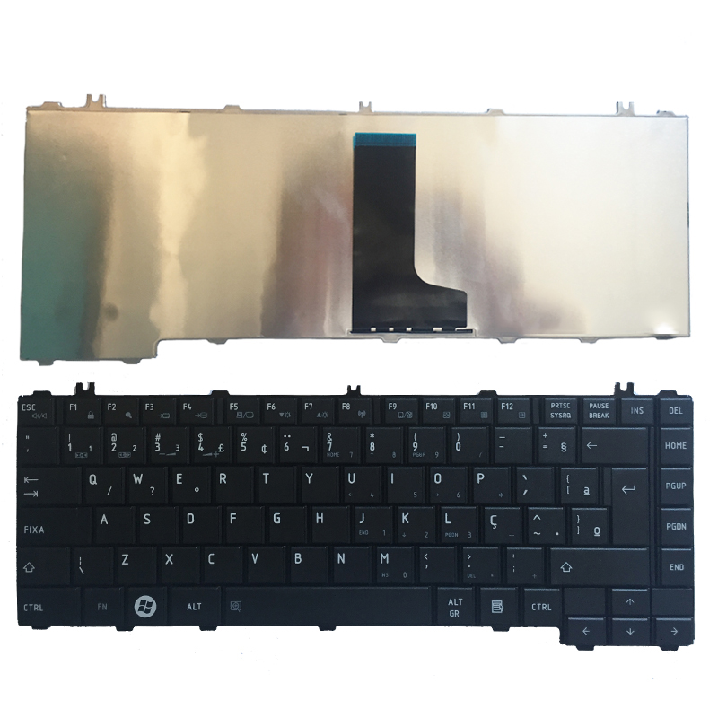 Preço da fábrica para o notebook Toshiba C600 BR Pars de substituição do teclado
