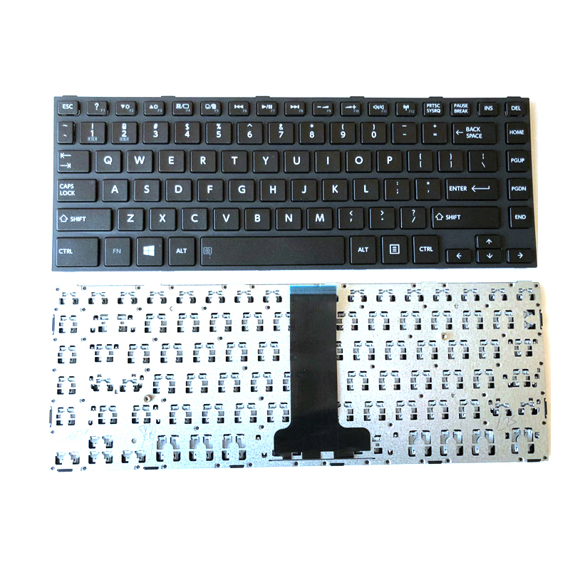 Novo teclado de laptop para teclado Toshiba Satellite C40-B layout dos EUA