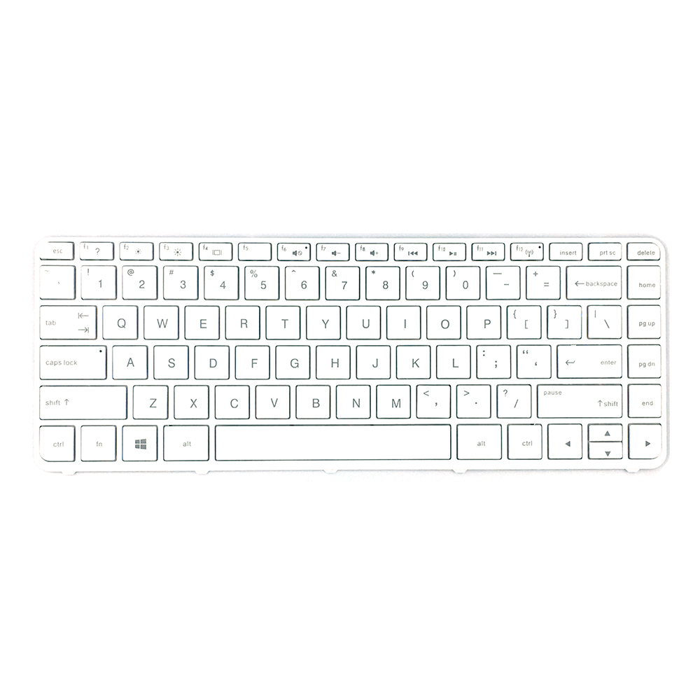Preço de fábrica teclado layout dos EUA para substituição de teclado de notebook HP 14-N pars branco