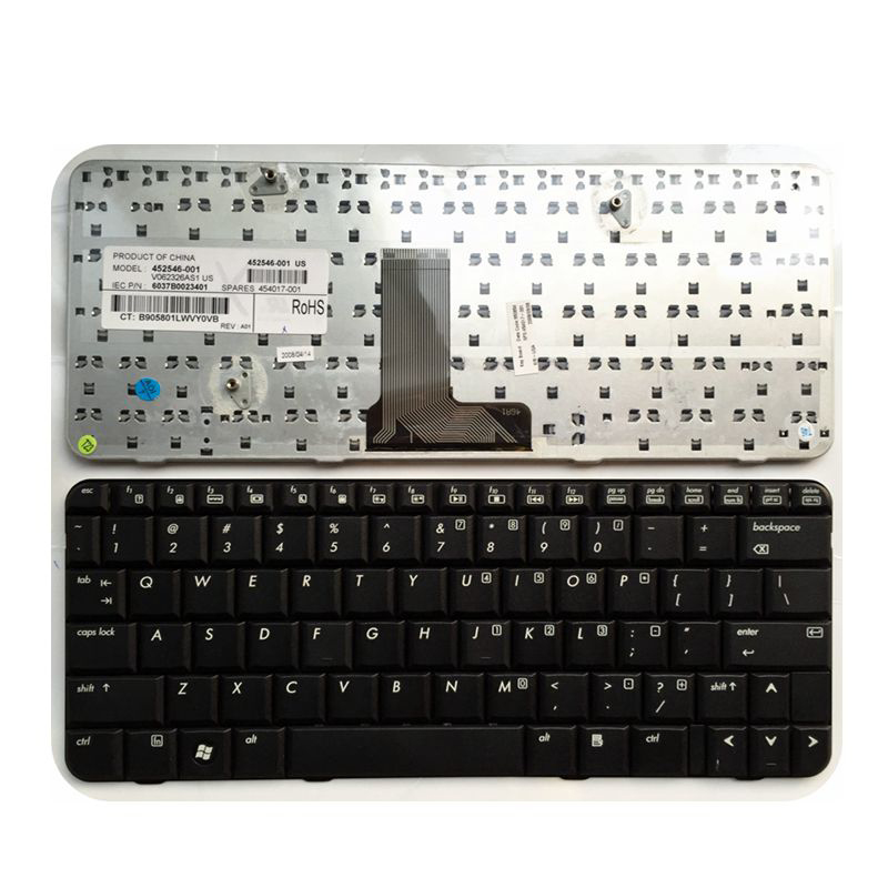 Teclado inglês de substituição adequado para teclado de laptop HP COMPAQ B1200 EUA