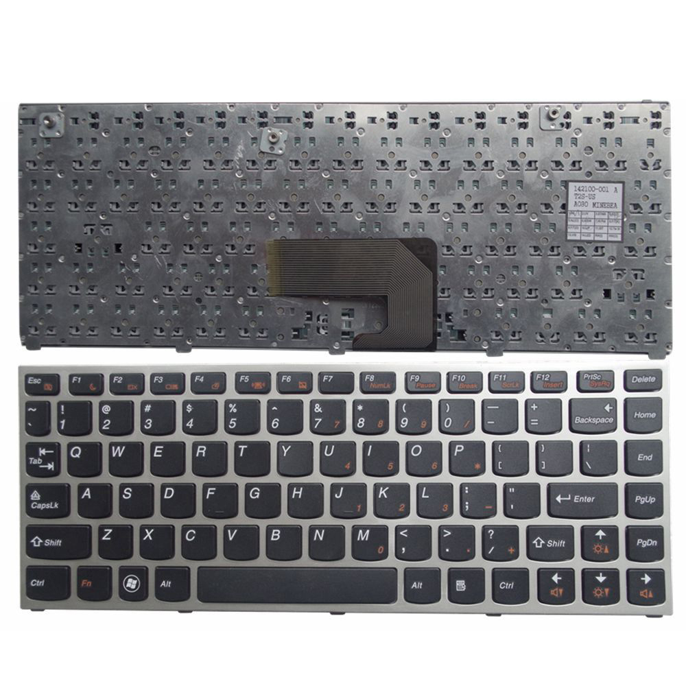 Novo teclado inglês para Lenovo IdeaPad U460 US Layout de teclado