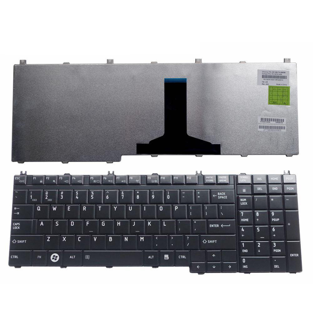 Novo teclado de laptop para teclado Toshiba F750 layout dos EUA