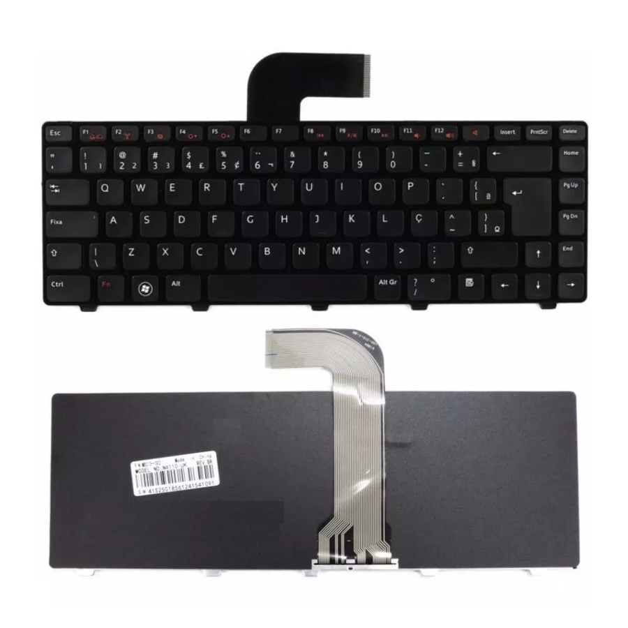 Novo teclado para notebook BR para Dell Inspiron 14r N4110