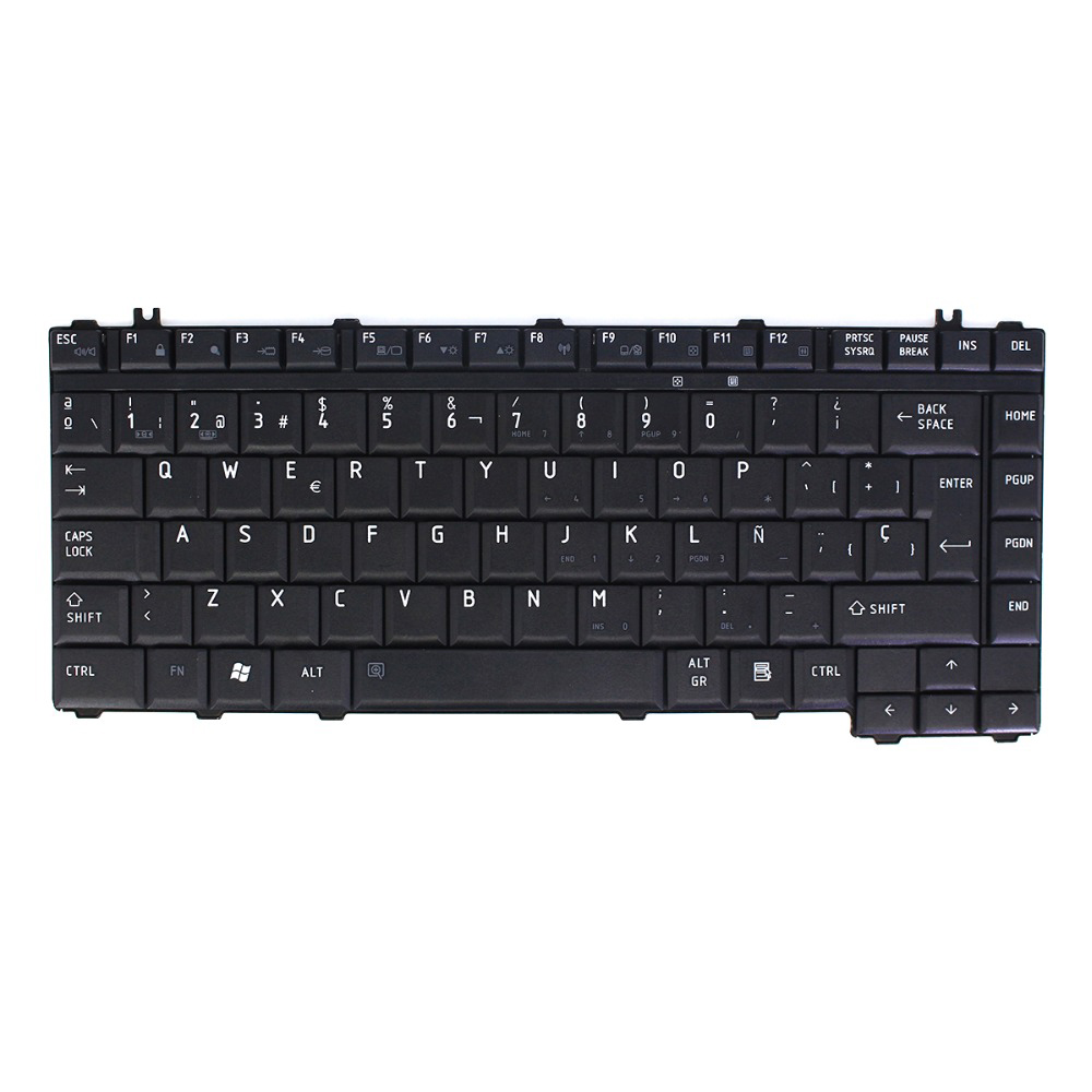 Novo teclado espanhol para Toshiba A200 M200 A300 M300 L300 L305D M205 L200 L205 Laptop SP teclados layout