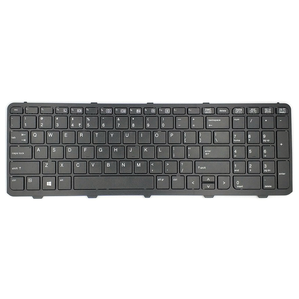 Novo teclado em inglês para HP ProBook 650 G1 US Layout com quadro de teclado para laptop