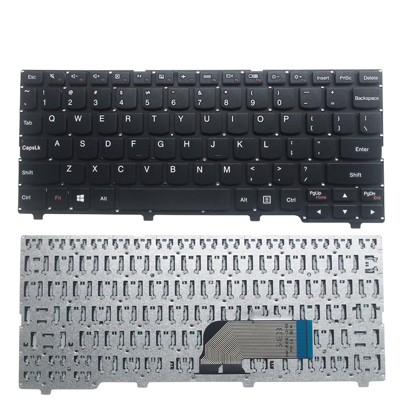 Teclado de laptop americano para Lenovo Ideapad 100S-11 Layout de teclado americano