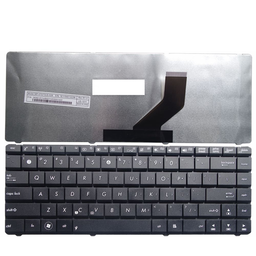 Teclado de laptop americano para laptop ASUS K45D layout em inglês