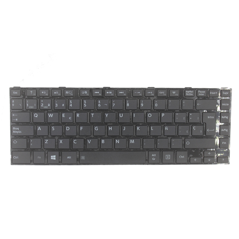 Novo teclado espanhol portátil para toshiba l800 l800d l805 l830 l835 l840 l845 p840 p845 c800 c840 c845 m800 m805 sp teclado