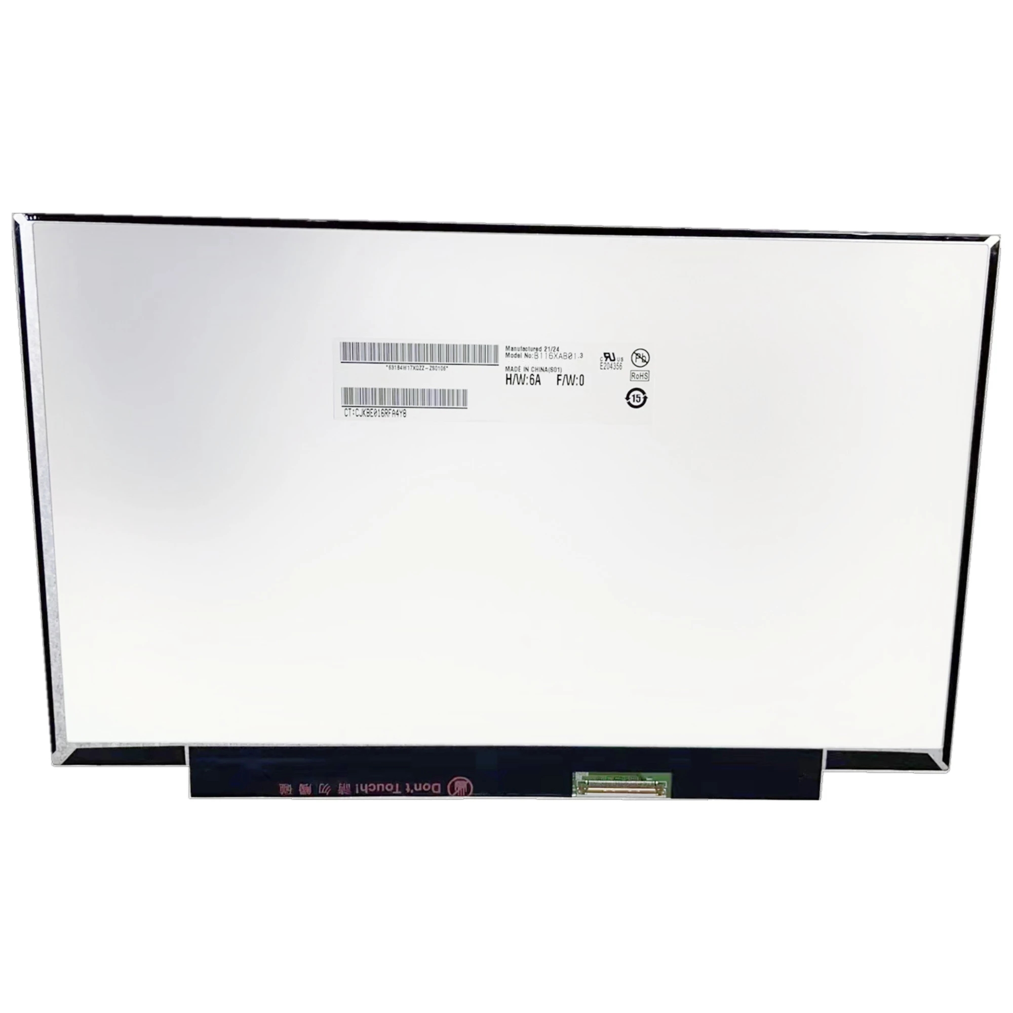 11.6 '' Touch Screen B116XAB01.3 Substituição da tela LCD de laptop 1366 × 768 EDP 40 pinos