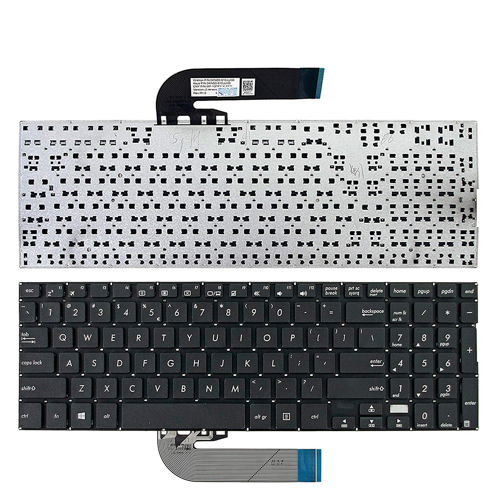 Novo teclado de laptop para teclado ASUS TP500 sem moldura nos EUA