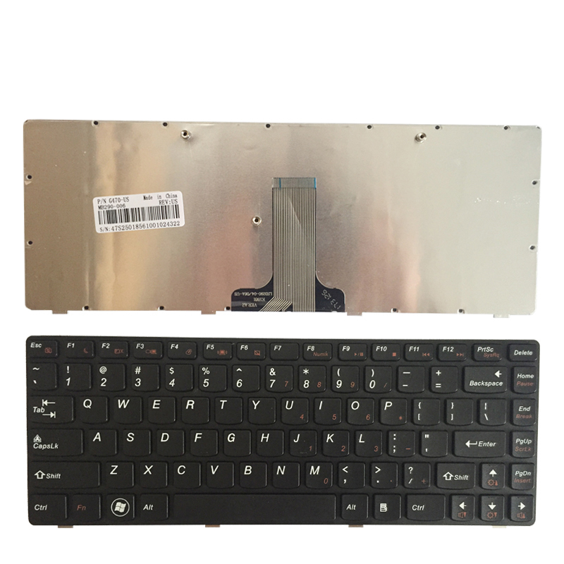Layout de teclado de laptop americano para LENOVO G470