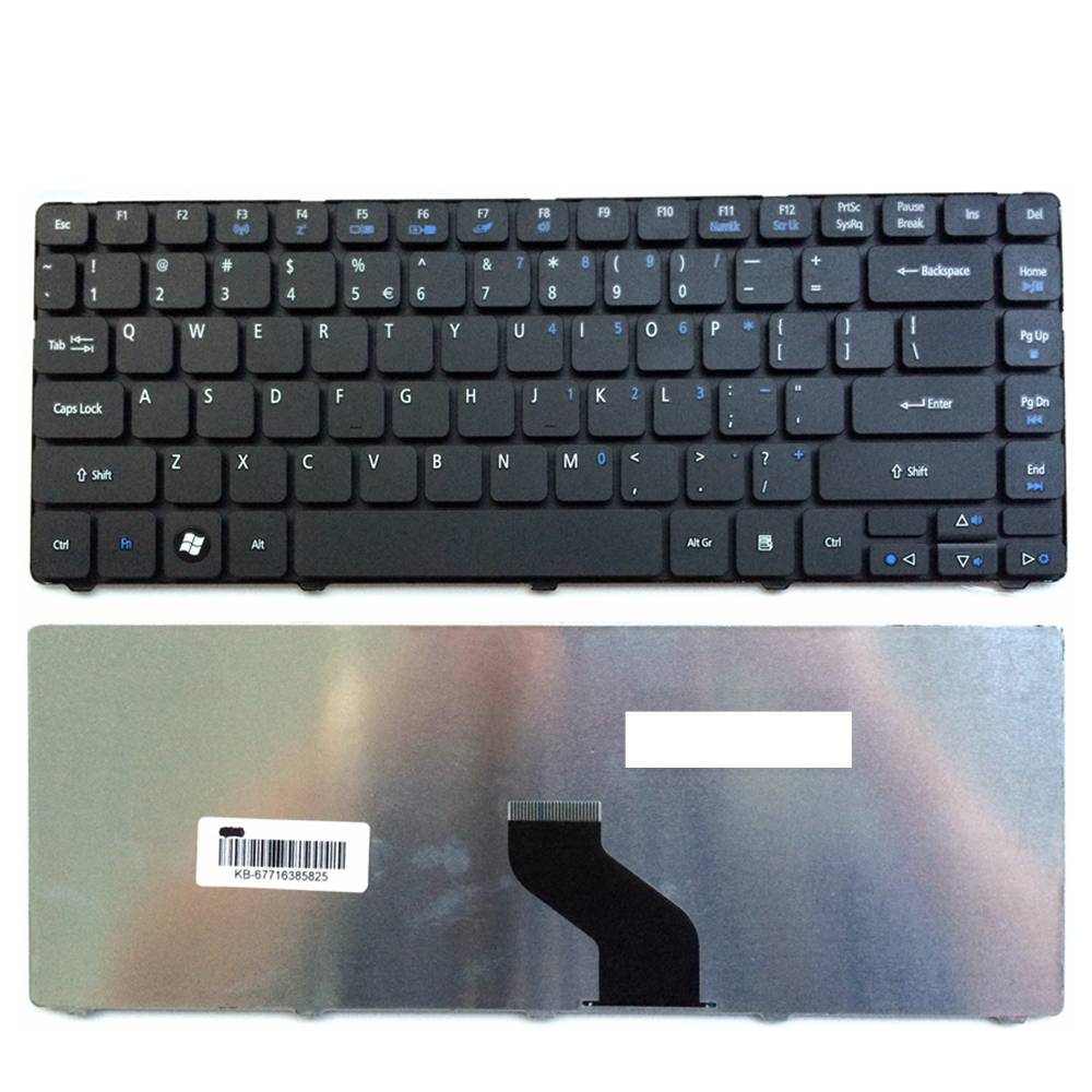 Novo teclado de laptop americano para teclado Acer Aspire 4741Z