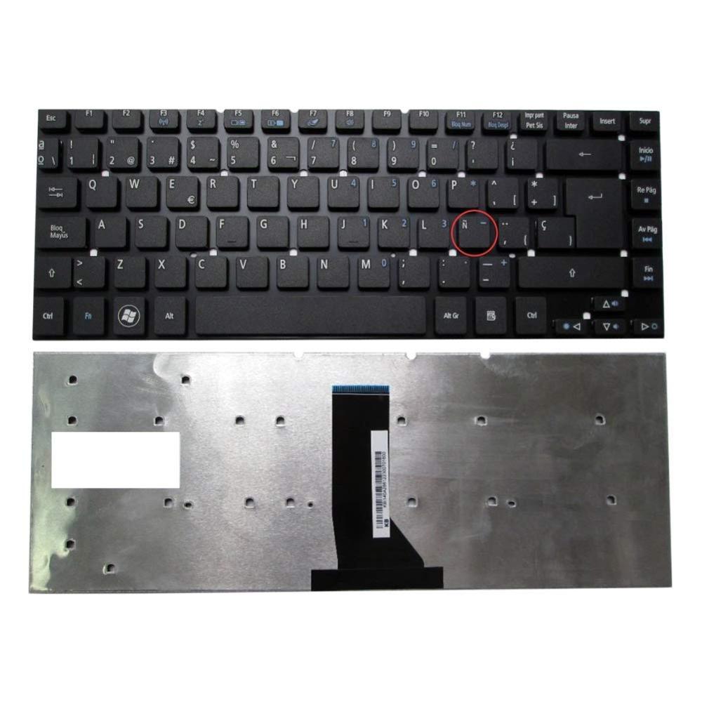 Novo teclado SP para Acer Aspire 3830 4755 4830 E1-410 E1-430 E1-432 E1-422 E1-472 V3-471 Teclado de laptop espanhol sem moldura
