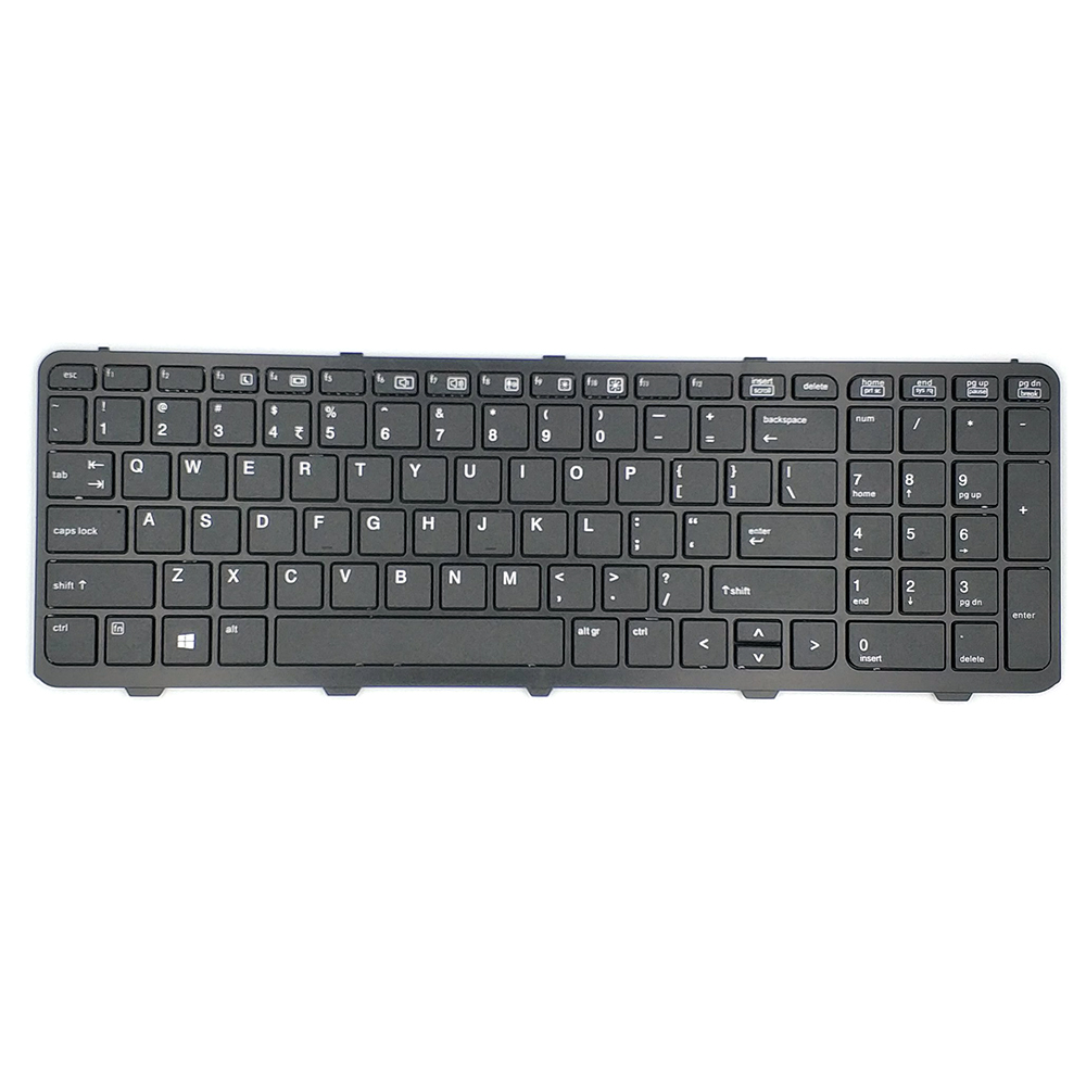 Teclado de laptop dos EUA para teclado em inglês HP Probook 450 G1 com moldura