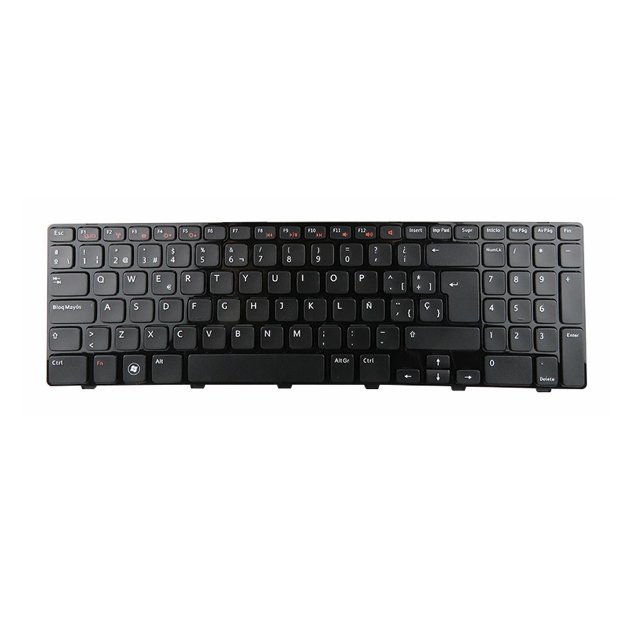 Novo teclado de laptop Spainsh para Dell N5110 M501Z M5110 M511R 15R Ins15RD-2528 2728 SP Layout de teclado