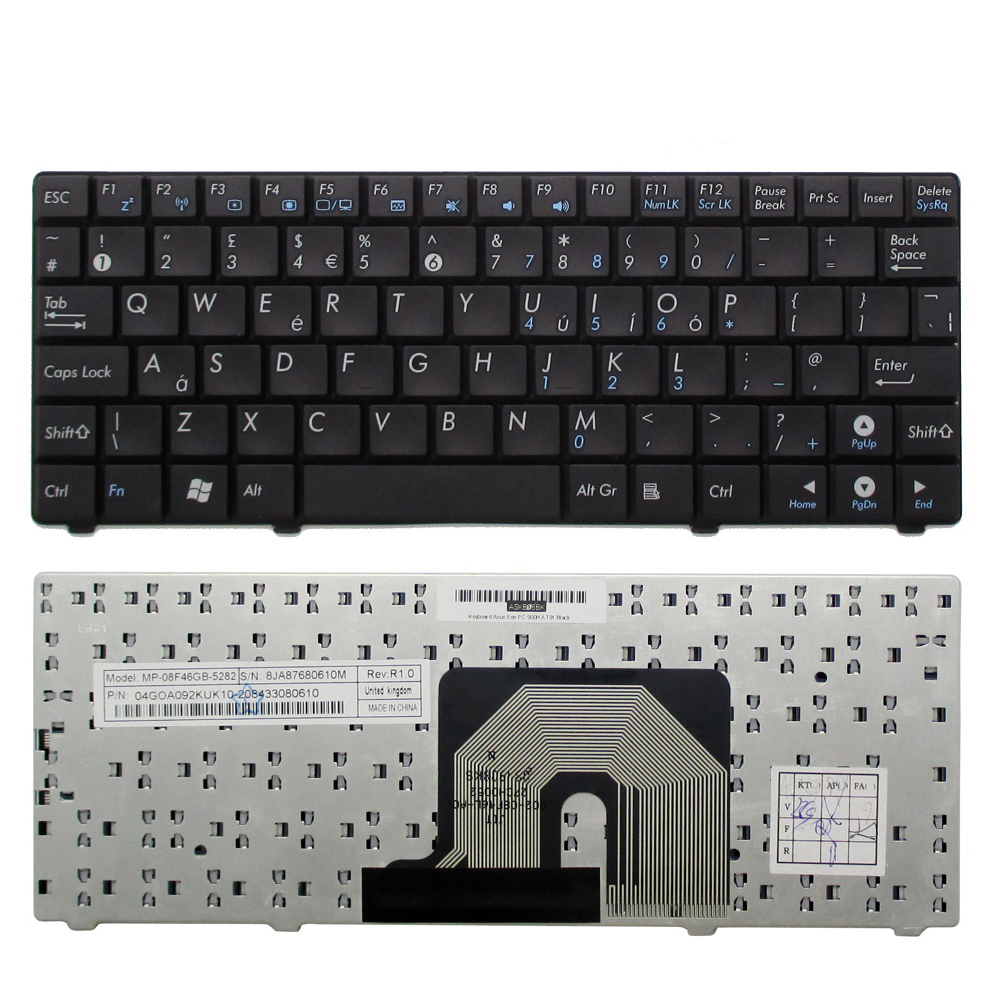 Novo teclado de laptop para teclado Asus T91 EUA