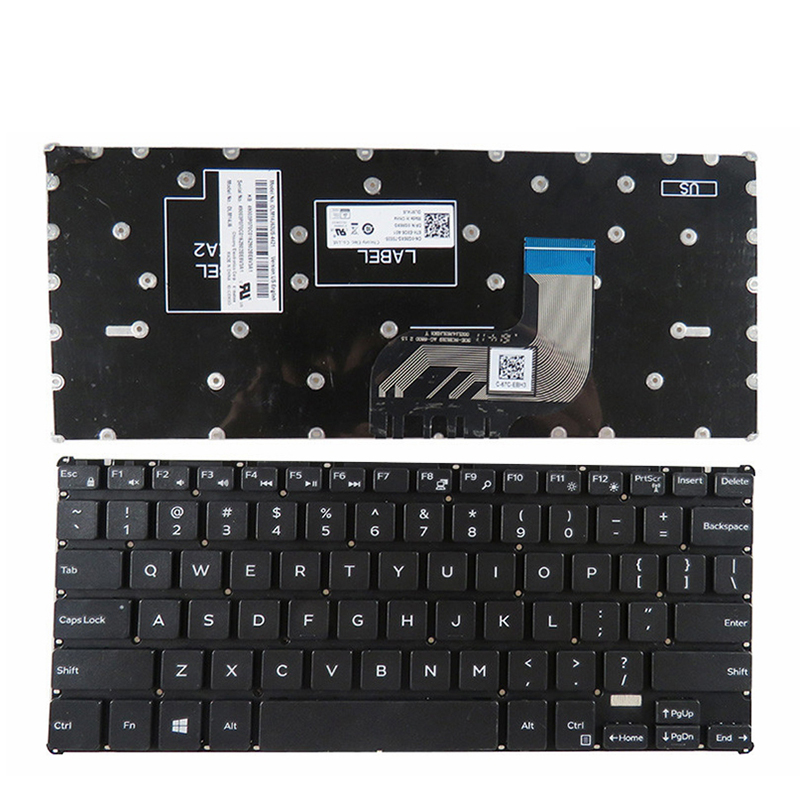 Novo teclado de laptop americano para Dell Inspiron Series 11 3162 layout de teclado em inglês