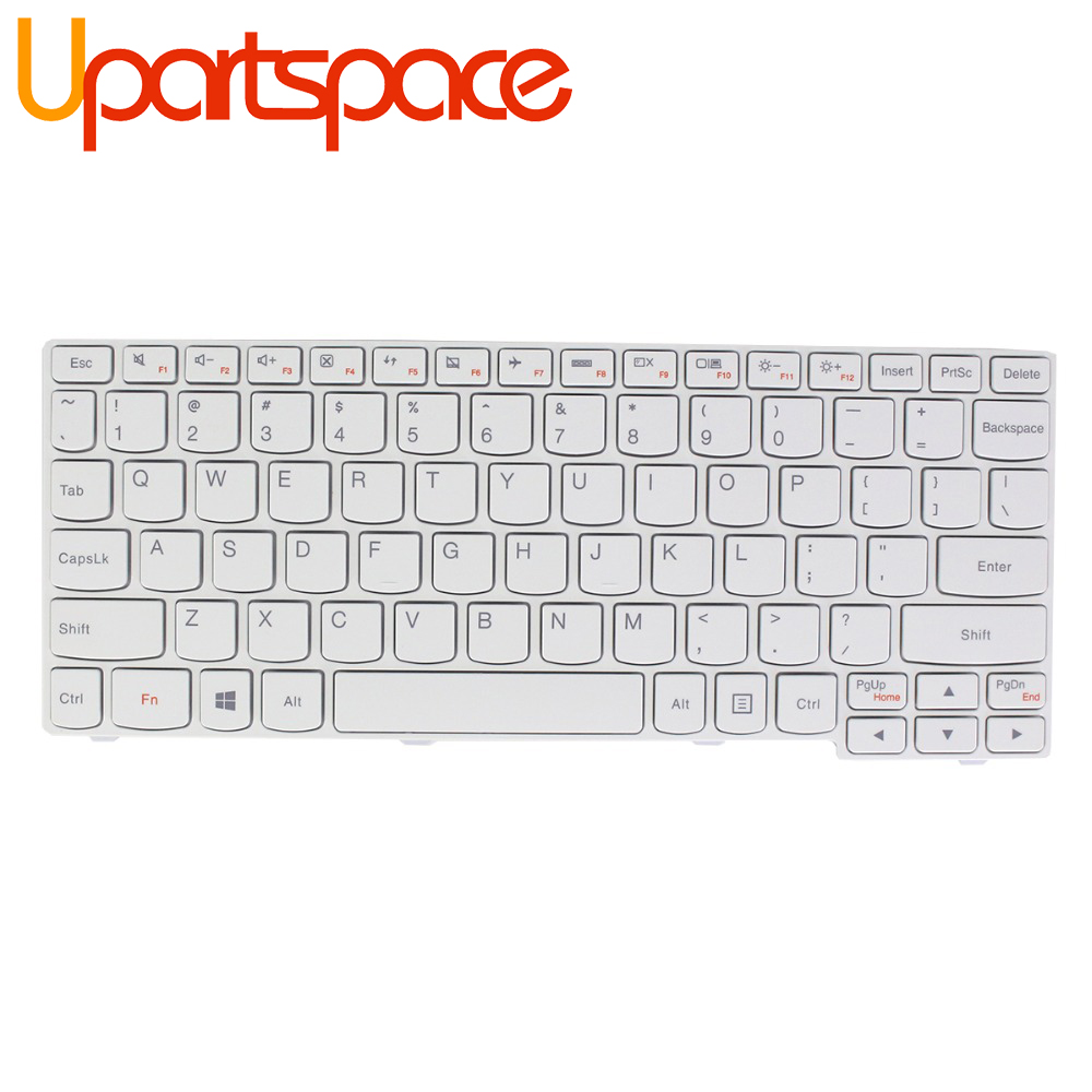 Preço de fábrica adequado para teclado de laptop Lenovo S10-3 EUA branco peças de reposição