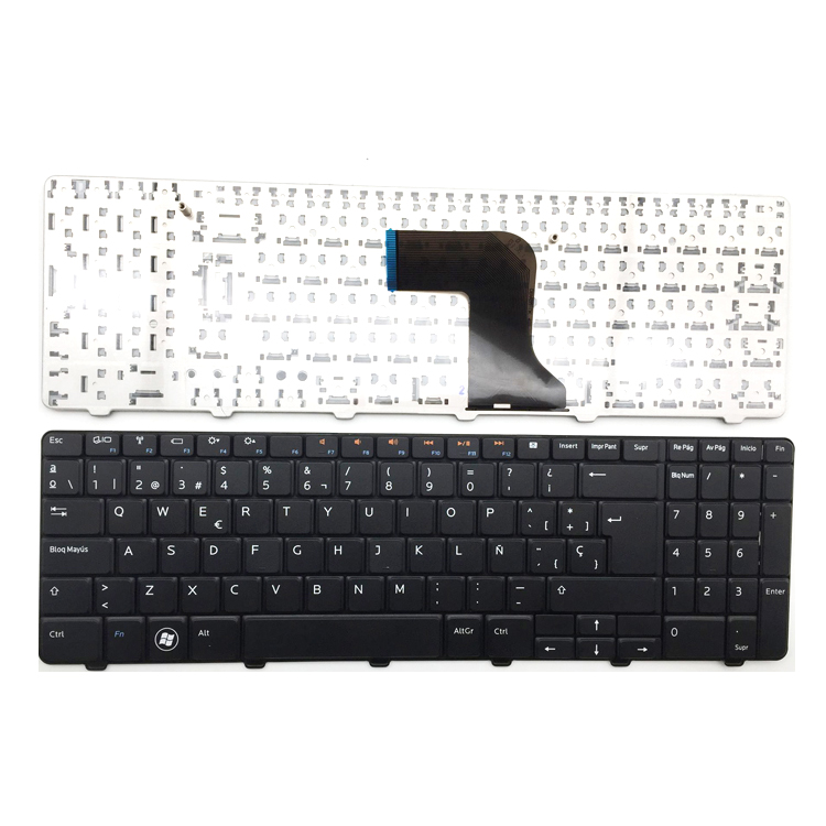 Atacado teclado de laptop espanhol para Dell Inspiron 15R M5010 N5010 09GT99 SP teclado de laptop