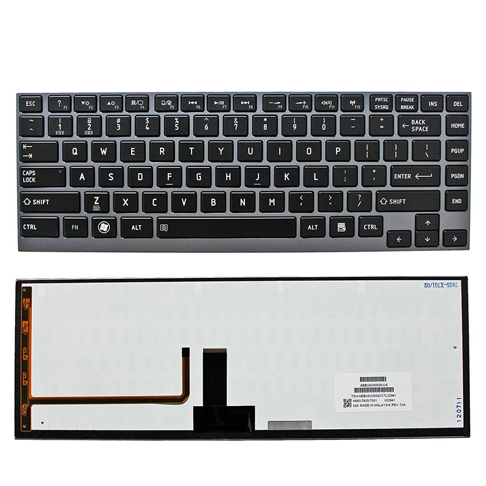 Novo teclado de laptop para Toshiba Z830 US layout de teclado