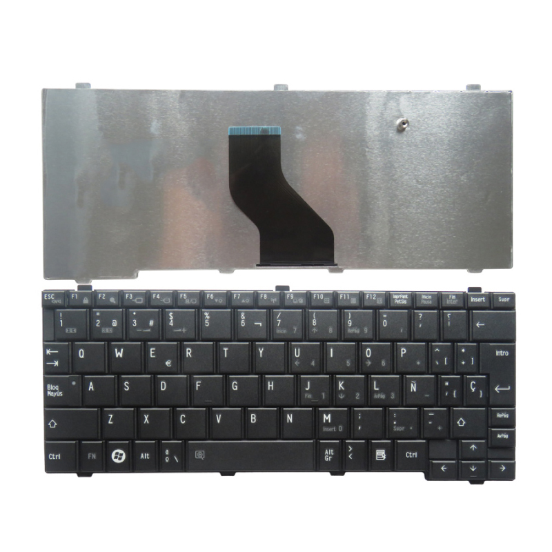 Teclado espanhol portátil para Toshiba NB200 NB201 NB202 NB203 NB205 NB250 NB255 SP teclado